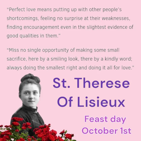 🌹 Feast day Oct. 1 🌹 - Picture 2 of 3